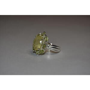 Natural Lemon Quartz Ring